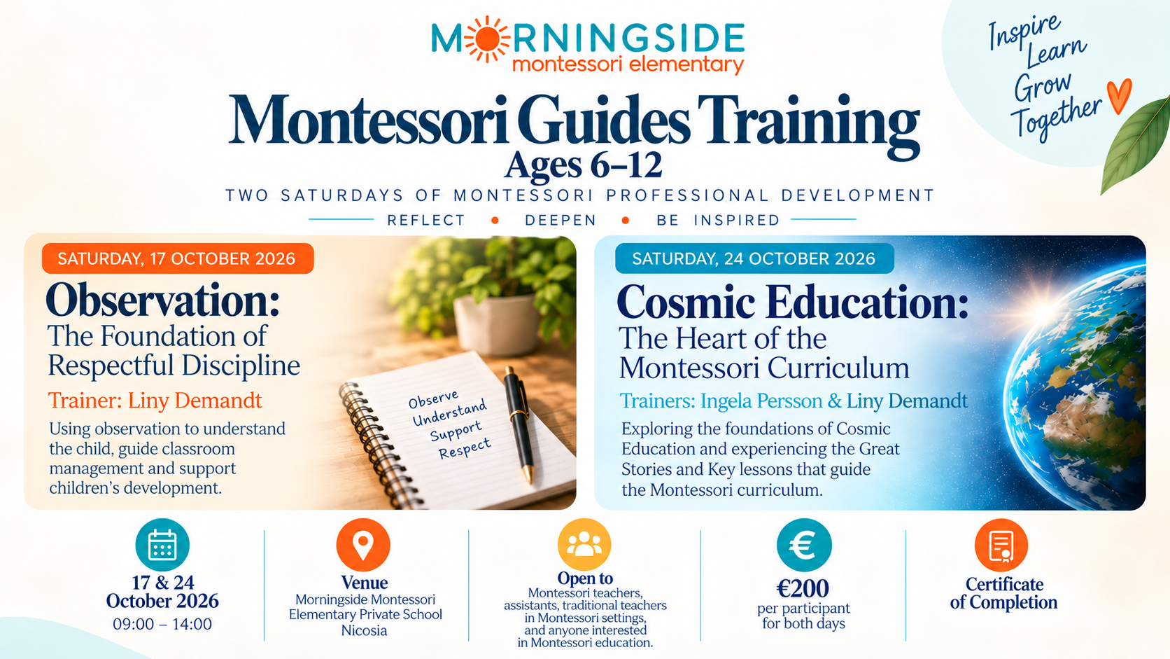 Montessori training About Section