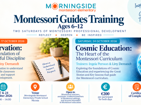 Montessori teacher training program